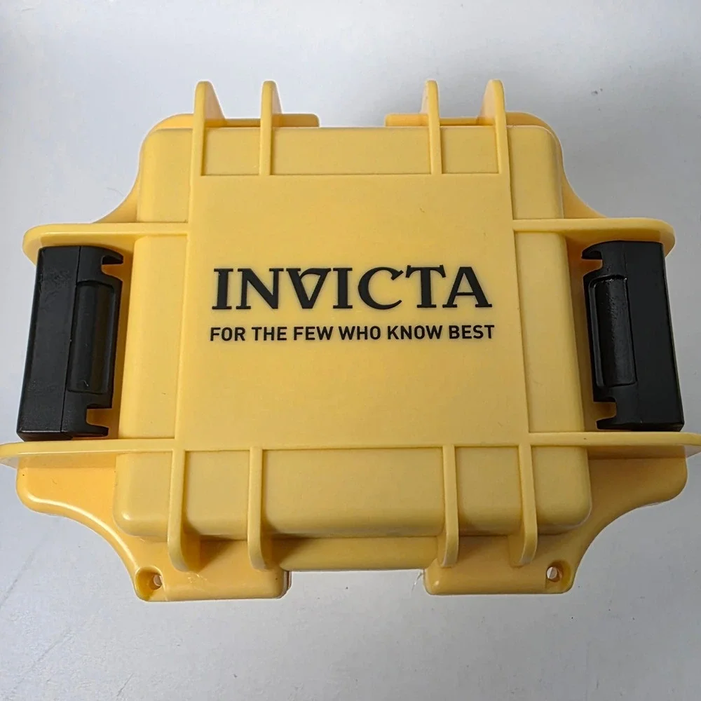 Invicta Impact One Slot Yellow & Black Dive Case Watch Box ONLY New